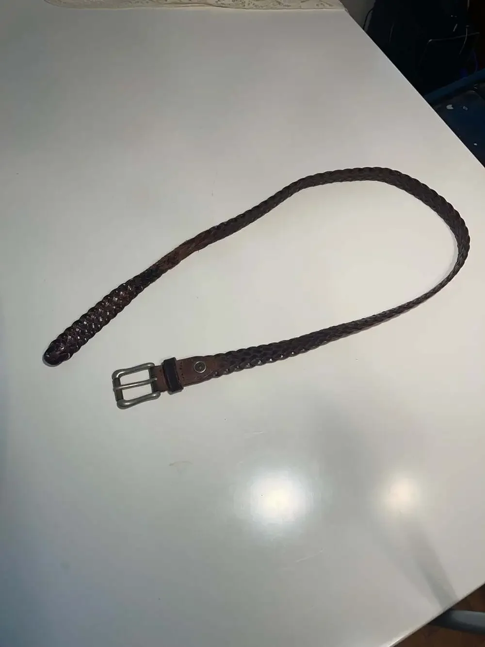 Levi's Genuine Leather Braided Belt Size 36/90